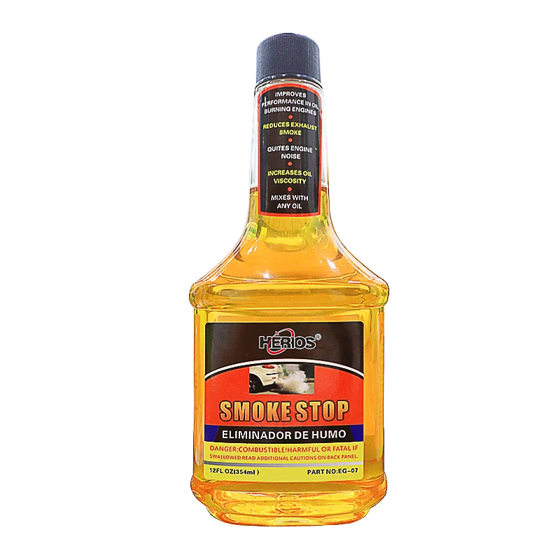 HERIOS Concentrated Double Action Synthetic Formula No Smoke Oil Additive Reduces Oil Burning and Exhaust Smoke