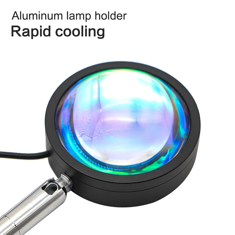  Светодиодный ночник с дистанционным управлением USB современный Настольный RGB-проектор лампа С закатом для спальни и гостиной 5