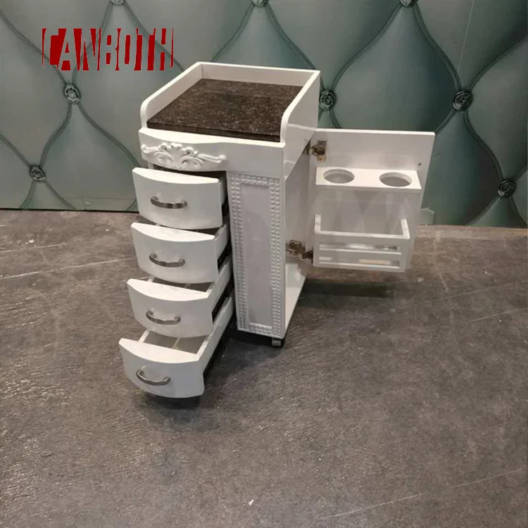 Canboth professional wooden salon trolley/Salon Trolley Trolley Cart