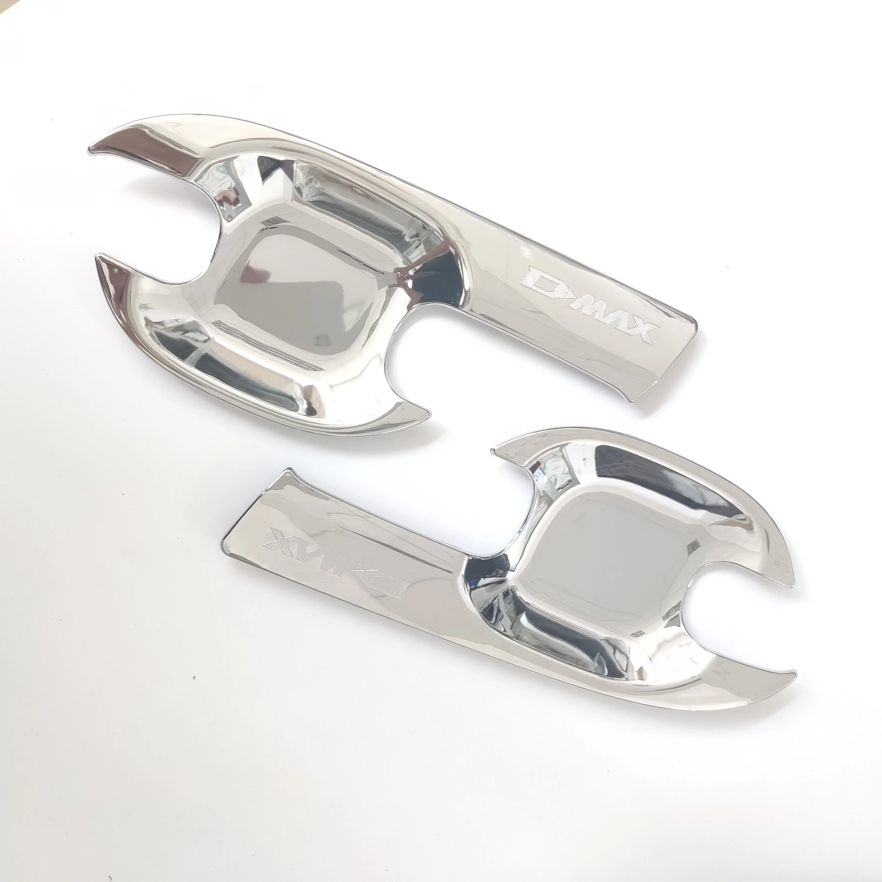 4x4 Pickup Truck Accessories Black Chrome Door Handle Light Cover Full Set Body Kits for Isuzu Dmax