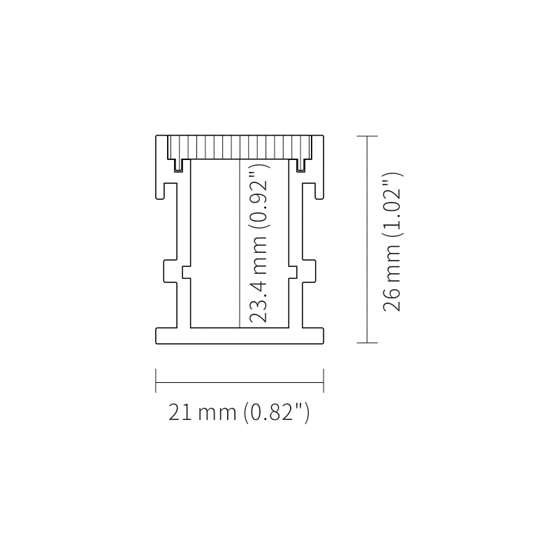
Recessed decking wall floor linear lighting Inground led aluminum profile K50 