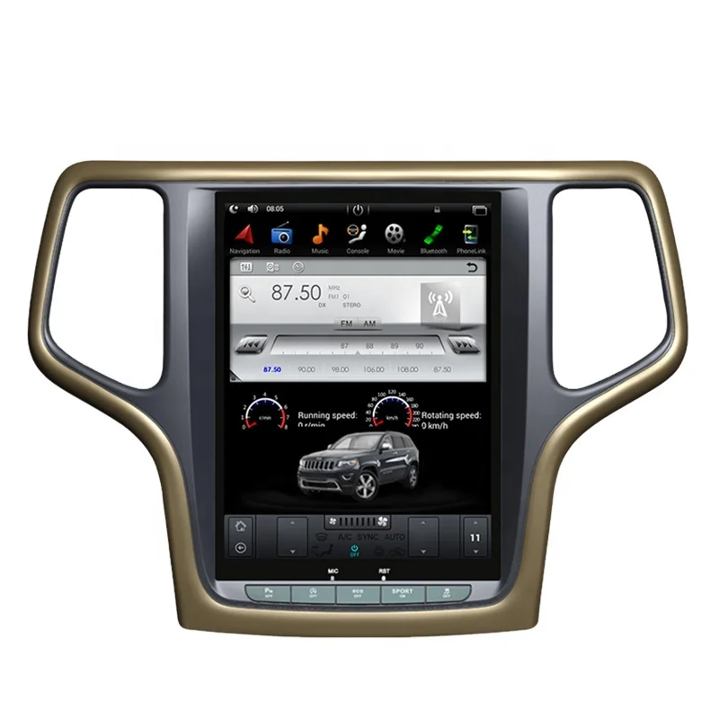 10.4 Inch Car Multimedia Entertainment System  For Jeep Grand Cherokee 2014