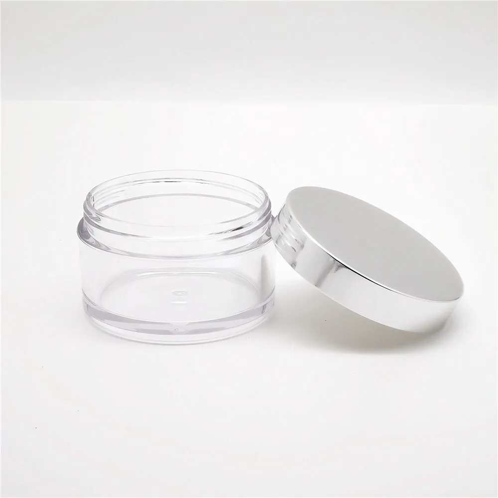 Custom logo and color Artistic nail glitter container empty plastic glitter container