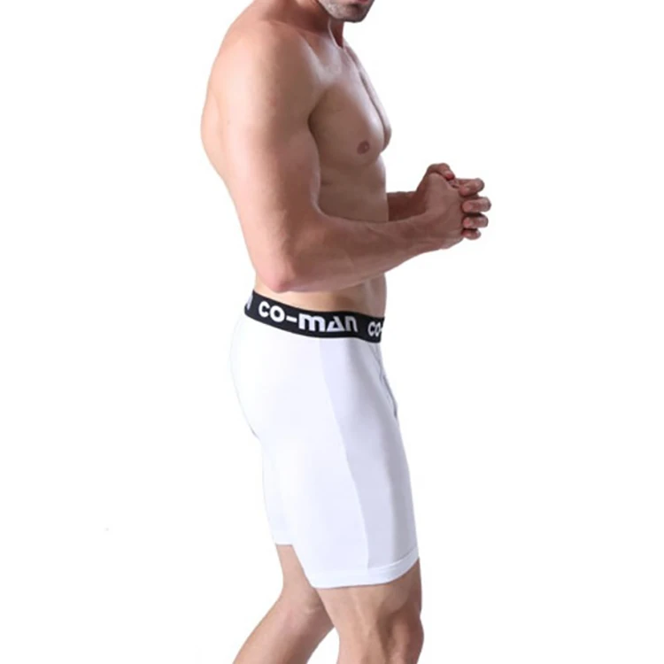 2022 Custom LOGO cotton underwear with pocket Two Pouch Open Plus size white shorts mens boxers