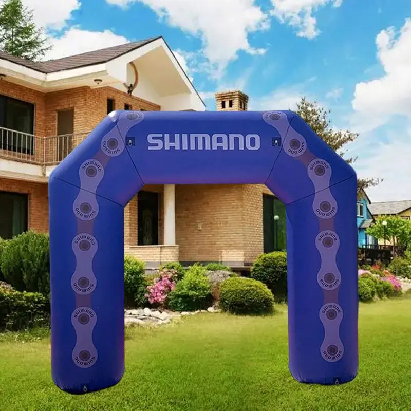 Factory outlet Publicity inflatable arch with customized logo for sports events