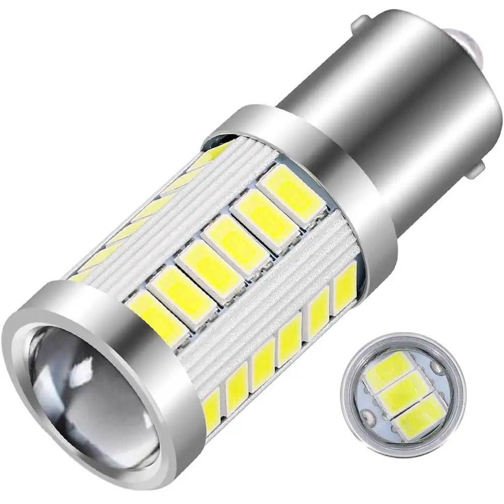 Super White 10-30V 4.2W 1156 BA15S 3156 7440 BAY15D T25 Led 5730 33SMD Auto Bulbs Car Turn Signal Light DJ115