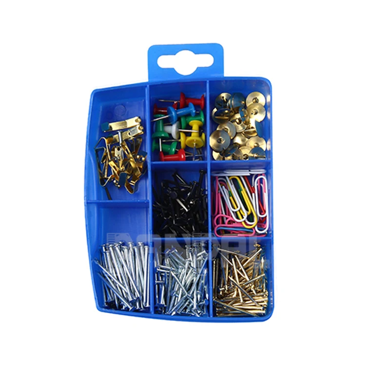 Hot Sale China Manufacture 300PCS Nail And Paper Small Flat Metal Clip