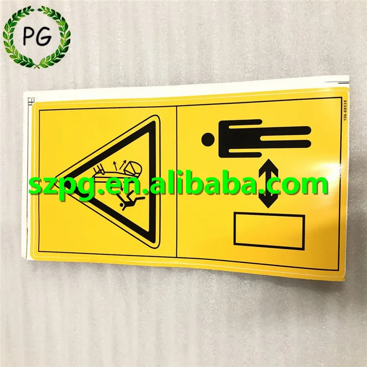 PC200 Boom Cylinder Sticker Warning Sticker for Excavator