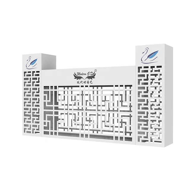 Large rectangular plant pot large box planter Iron street flower box the road on the roadside for garden