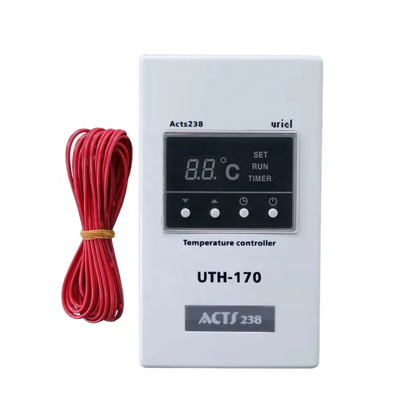 electric underfloor thermostat radiant floor heating system parts room temperature controller for house 16A 4KW UTH-170