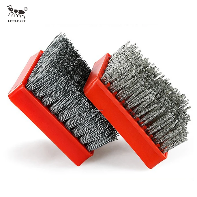LITTLE ANT Round Fiber Nylon Abrasive Diamond Polishing Silicon Carbide Antique Brush for Granite Engineering Stone