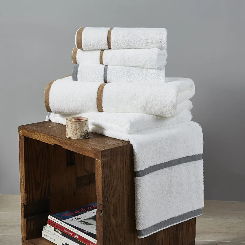 Hotel towels luxury cotton bath embroidery custom logo towels bath 100% cotton hotel bath towel