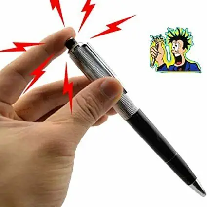 Electric Shock Pen Practical Joke Gag Prank Funny Trick Fun Toy Gift April Fool