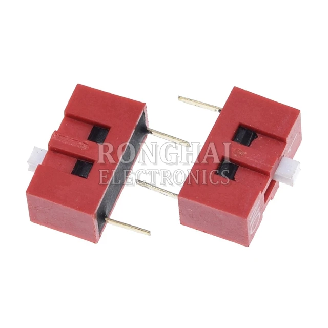 Slide Type SMD DIP Dial Switch Module 1 2 3 4 5 6 7 8 10 12 PIN 2.54mm Pitch Position Way Red Blue DIP Toggle Snap Dial Switch