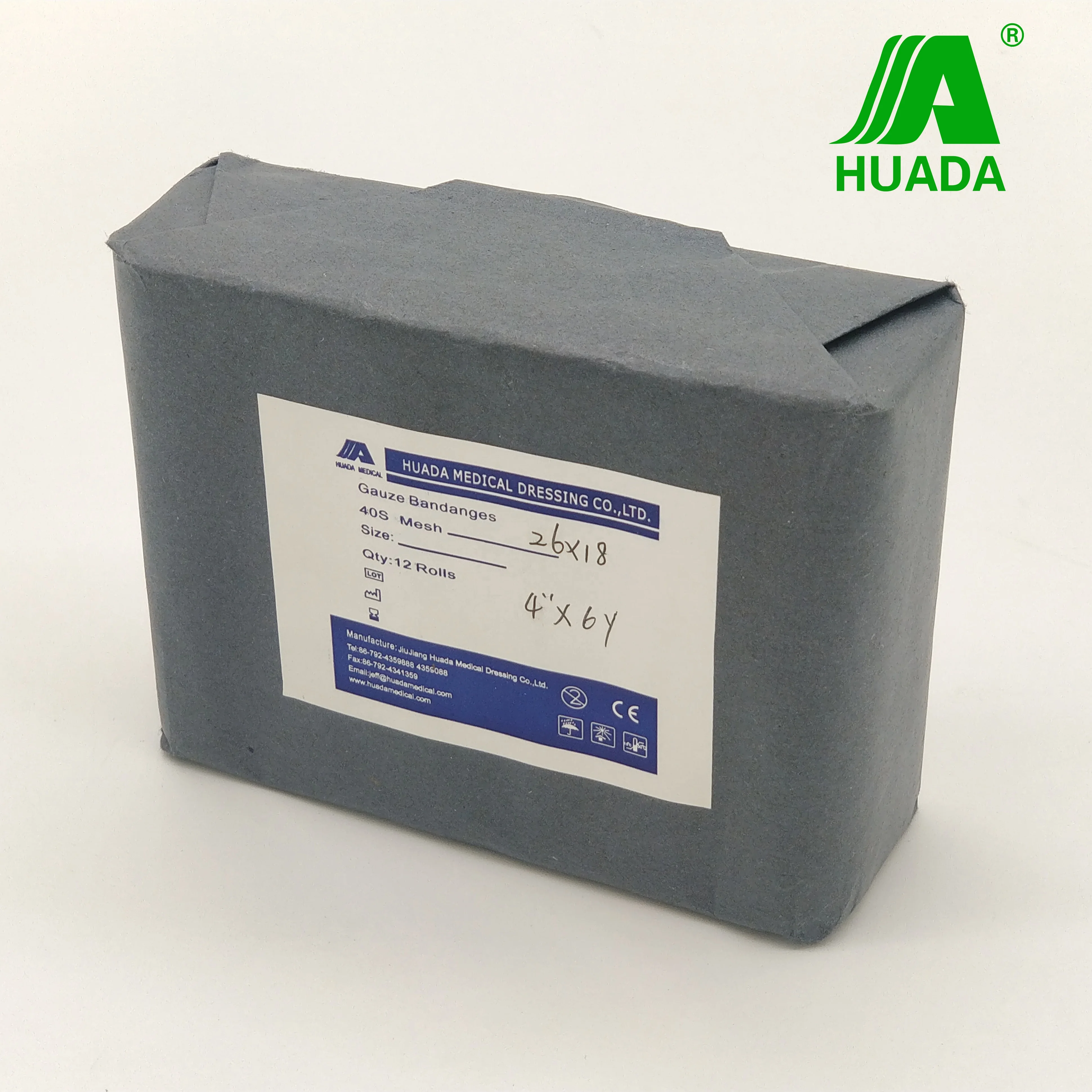 100% cotton non sterile rolled gauze bandage roll made in china 12rolls per pack 100% cotton