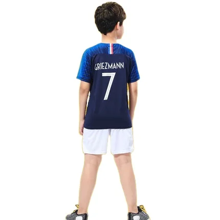 Kids Soccer Uniforms Children Cheap Soccer Team Jersey Uniforms Football Soccer Kids Jersey Short Set Youth Training Sports Wear