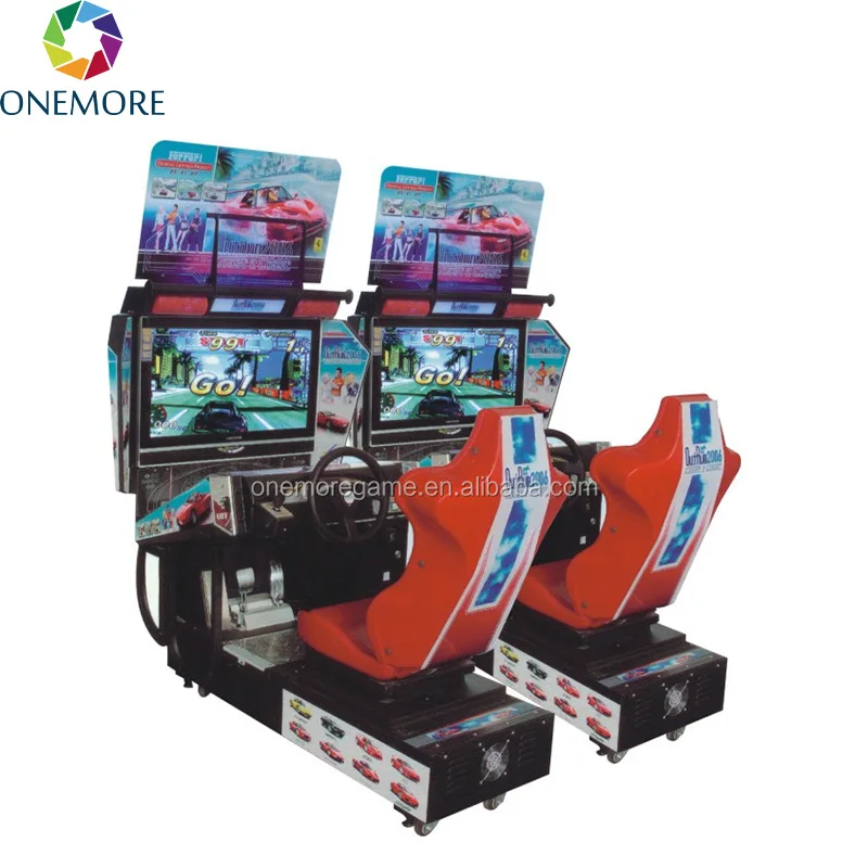 New 32 Inch Luxury Outrun Car Video Arcade Car Racing Game Machine Driving Simulator 3D Car Racing Game Machine