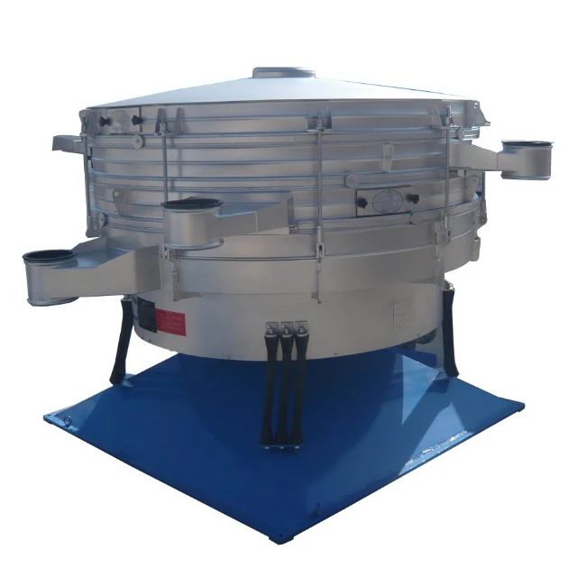 Sieving machine for corn powder