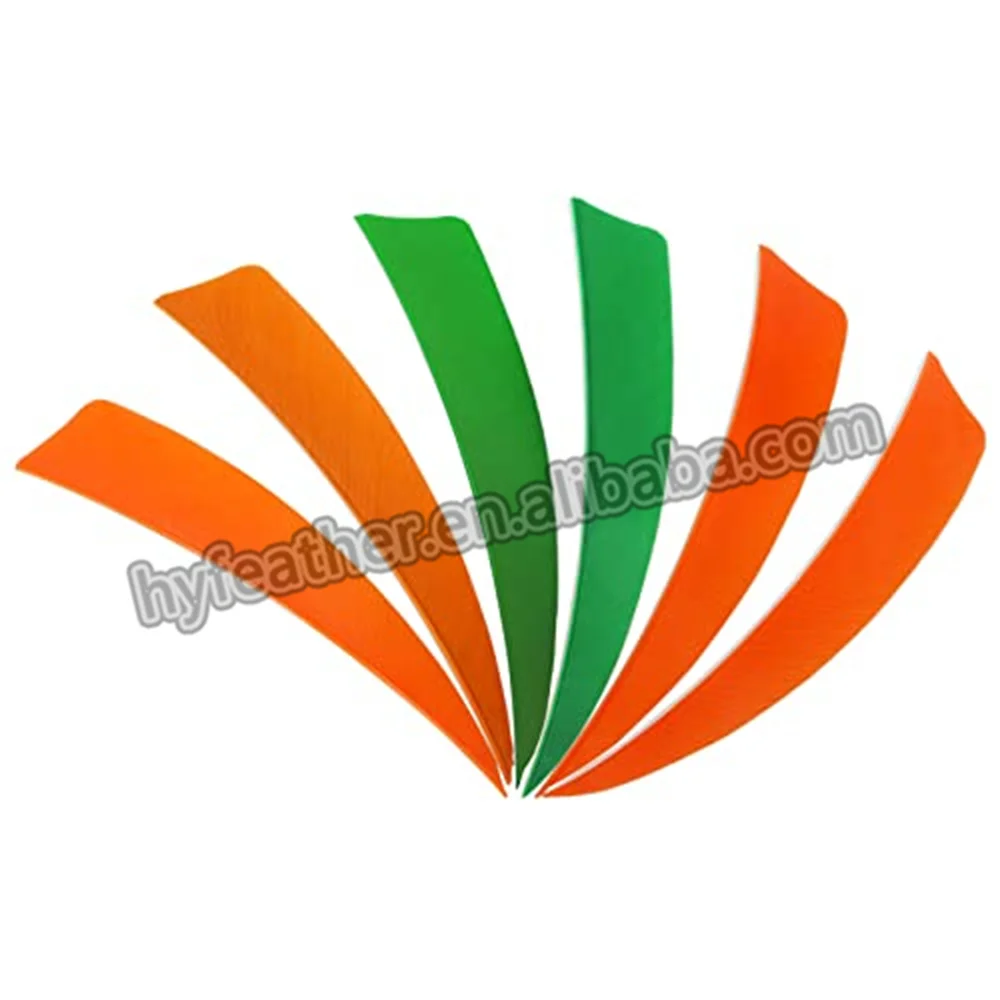 mixed Real Natural Wing Archery Arrow Fletching Vanes Turkey Feather for DIY Archery Hunting Target Shooting Arrow Accessory