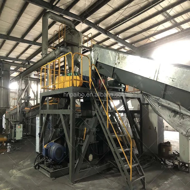 2023 Hot Sale Waste Lithium Battery Metal Recovery Positive And Negative Plates Crushing Sorting And Recycling Machine