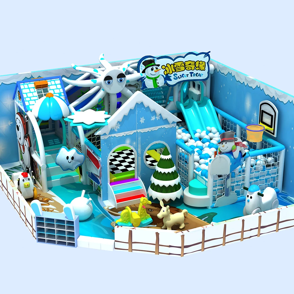 New Arrival Snow Park Children Soft Play Indoor Playground Set Baby Indoor Playground Amusement Equipment Prices for Kids