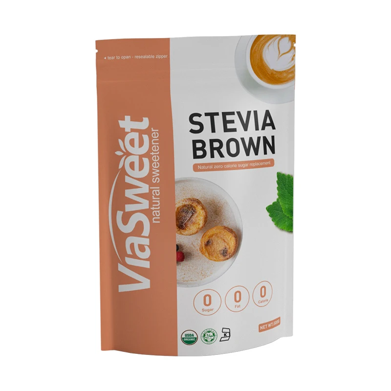 Hot selling low calorie natural sweetener blend stevia brown sugar for coffee