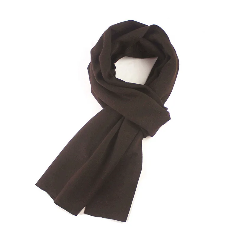 Новинка 2021, модные Хлопковые вязаные теплые шали, зимний мужской шарф