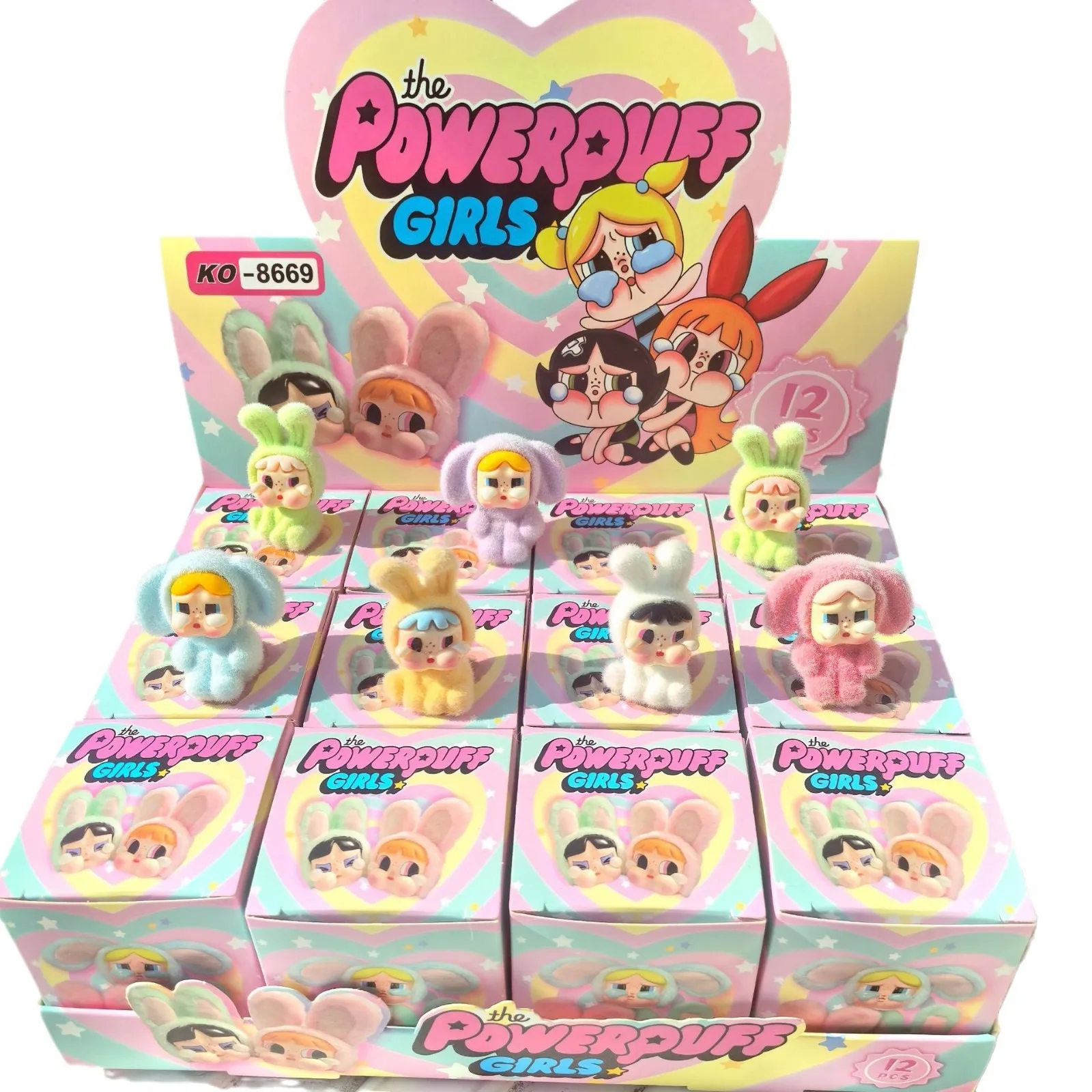Новая Мода Мультфильм Labubu Pop Mart плач детская Слепая Коробка фигурка игрушки оптом Kawaii аниме детские подарки
