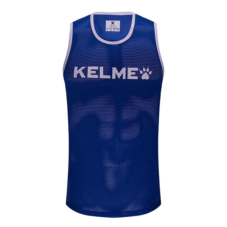 Мужские футбольные Спортивные Манишки по индивидуальному заказу KELME, пользовательский клуб, командный футбольный жилет, Реверсивный, для взрослых, на заказ, футбольные Спортивные Манишки