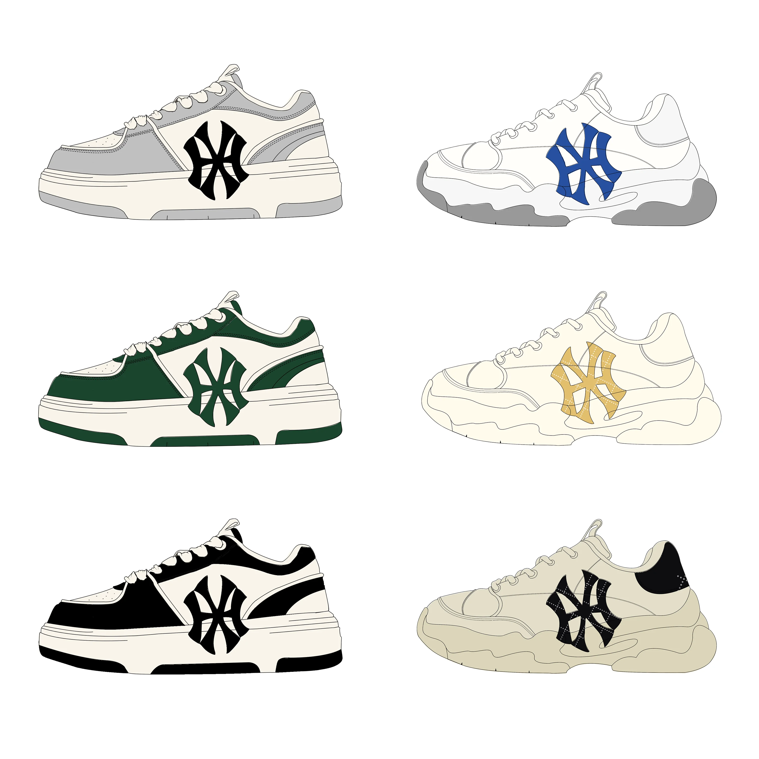 Wholesale Custom Logo New PU Running Shoes Rubber Design Mens Walking Casual Shoes Sports Shoes Anti-skid Skateboard