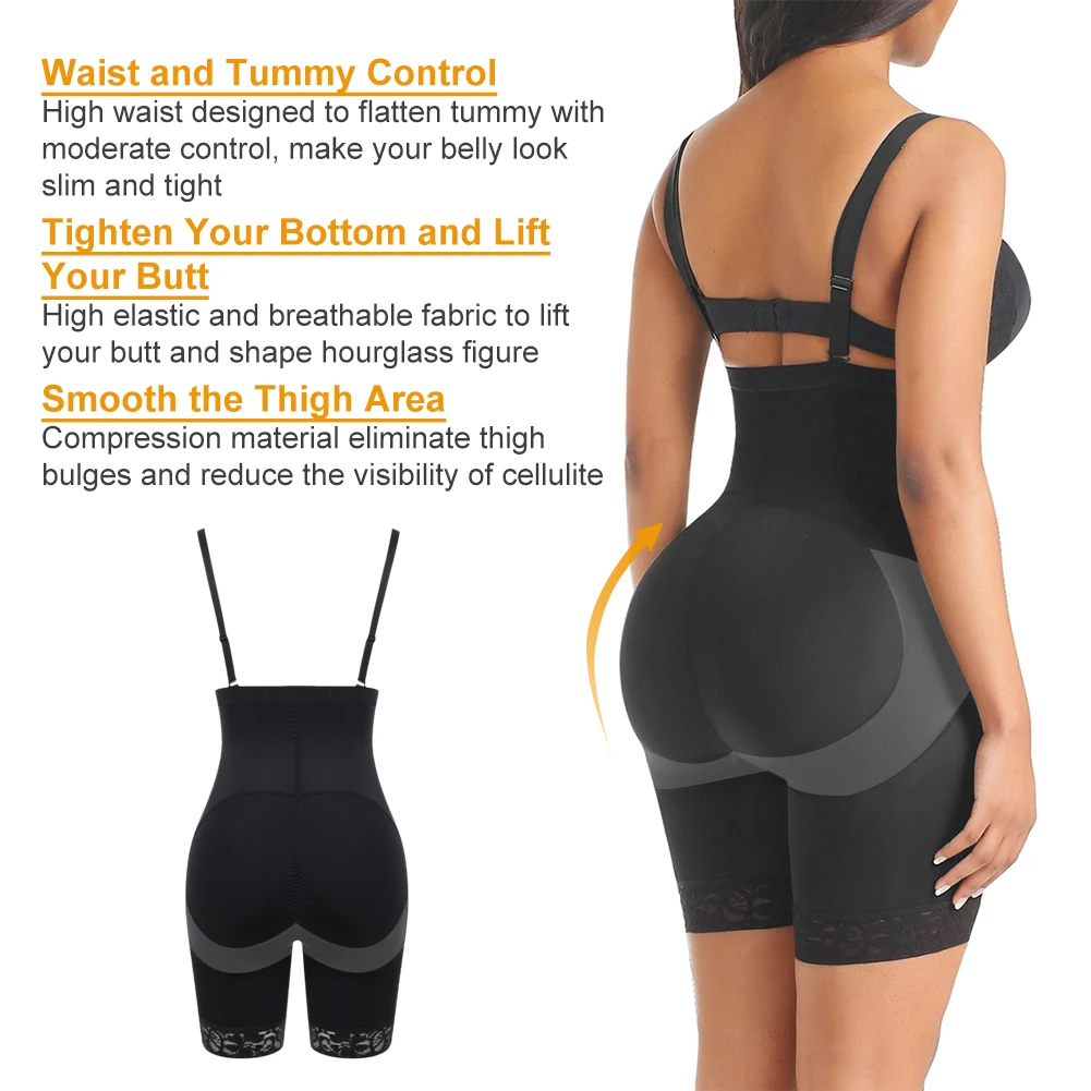 
2020 Dropshipping Full Body Women Slimming Butt Lifter Sexy Beautiful Lace Super Plasticity Designrubber Shape Pants 
