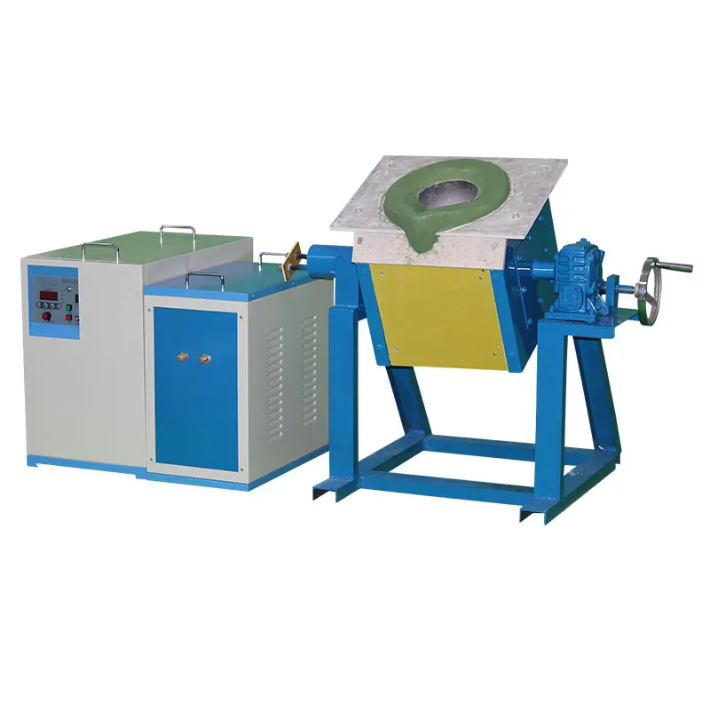 High Frequency Smelt Gold Silver Jewelry Industrial Metal Melting Furnace