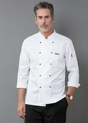 Cyalaa 2021 Manufactured Customized Long Sleeve Breathable Chef Uniform