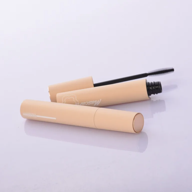 New Product Custom Logo Container Matte 10ml Round Mascara, 3d Fiber