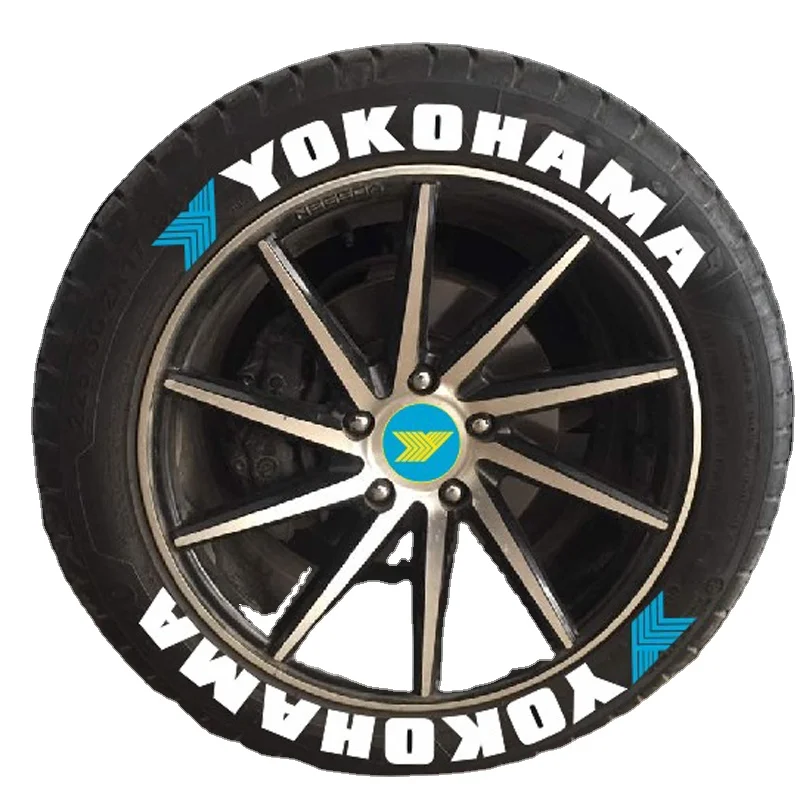 Wholesale latest designs custom car stickers high quality tyre sticker