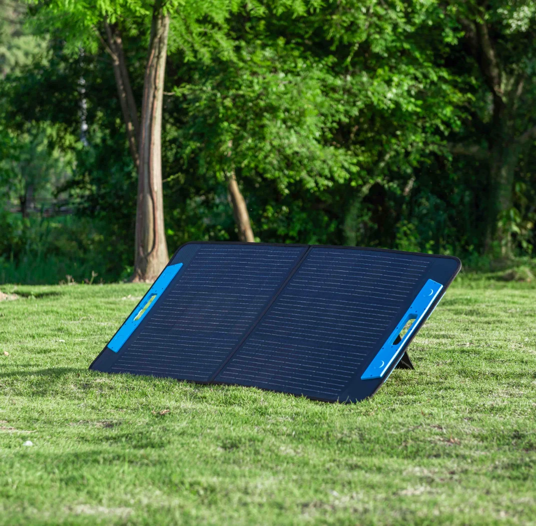 Intenergy 100w Portable Solar Panel Charger, Waterproof, Foldable & Lightweight for Camping and Traveling