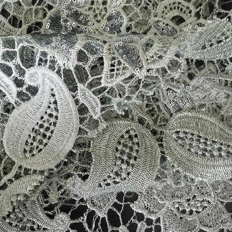 Новый дизайн, тканая сетка, 100% полиэстер, вышитая ткань на заказ