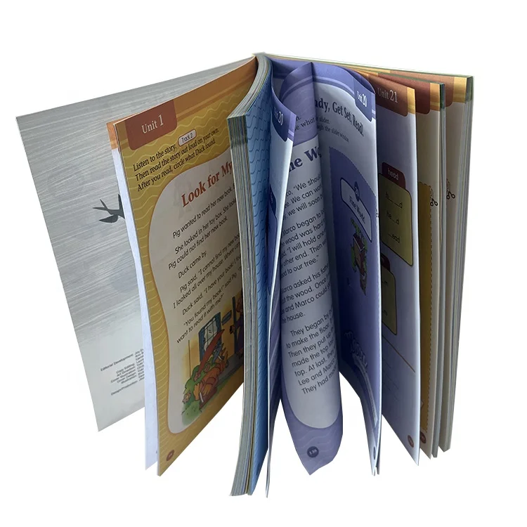 Cheap Price Custom Kindergarten Book Printing Service School Educational Homework Exercise Teaching Textbook Print