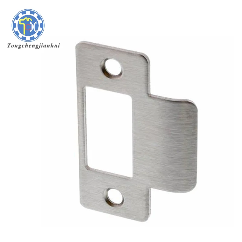 OEM Powder Coated Metal or Stainless Steel Strike Plate For Window Door Lock Latch