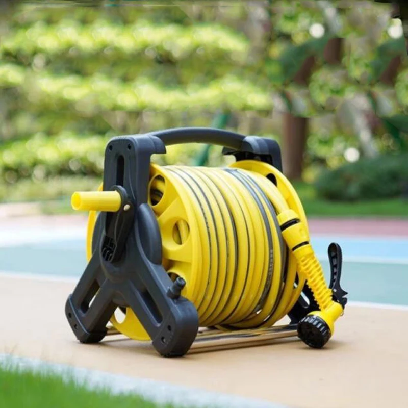 Garden Water Pipe High Pressure Powerful Flower Pattern Hose Nozzle Garden Hose Reel