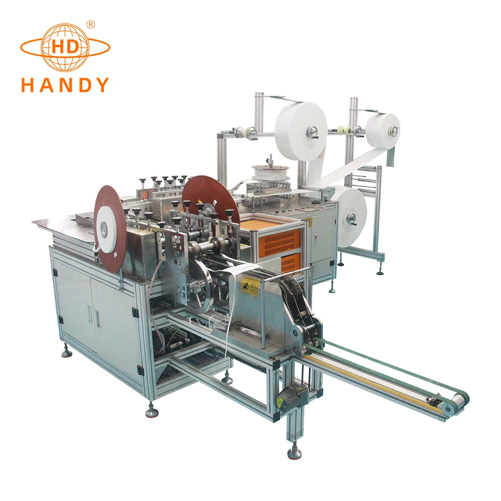 100pcs/min High-speed mask flat mask non-woven automatic machines 3 layer surgical masks making machine