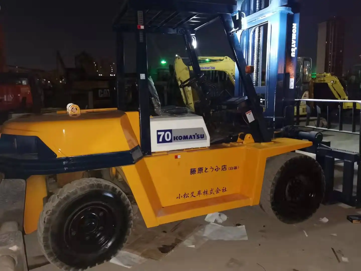 good quality used komatsu 70 forklift 7 tons forklift for sale in China original