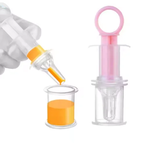 ODM Split Flow Anti Choking Design Infant Fruit Juice Feeder Silicone Baby Medicine Dispenser