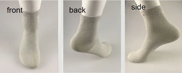 Anti bacterial anti odor sock Compatible with Most TENS/EMS Machine Units conductive socks