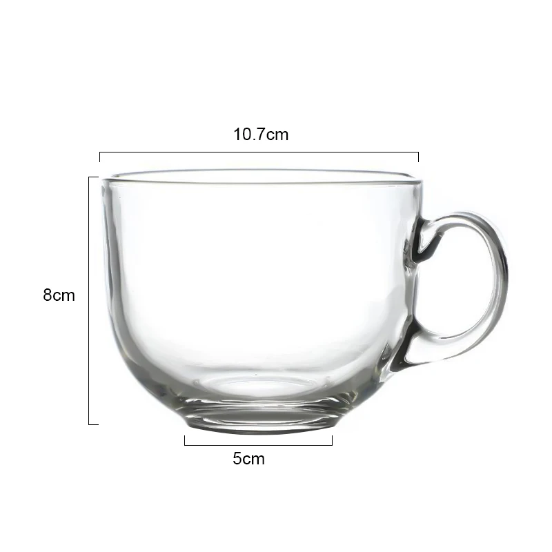 Кружки Tazas Vaso De Vidrio Tasse En Verre Настраиваемые чашки для кофе чая чашка завтрака прозрачная вода кружка хлопьев стеклянная чайные