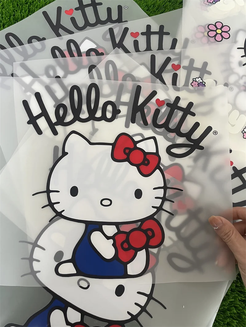 High quality heat transfer sticker transfer printing Brand design custom transfers dtf stickers for t-shirts