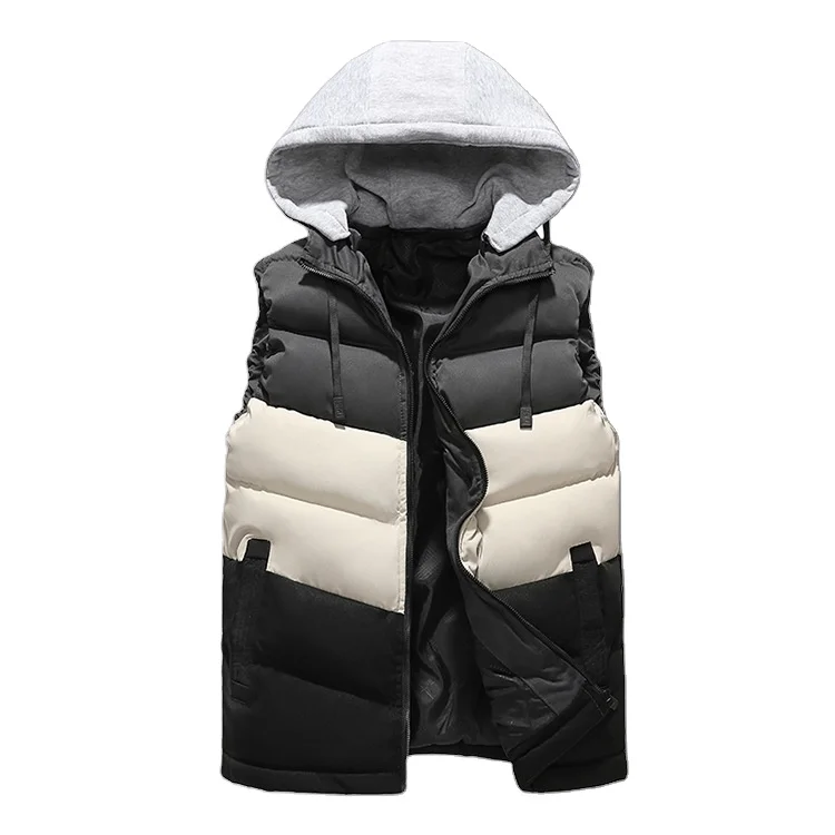 Beautiful Kimhaie Solid Color Motorcycle Padded Men Shape Vest Clothes