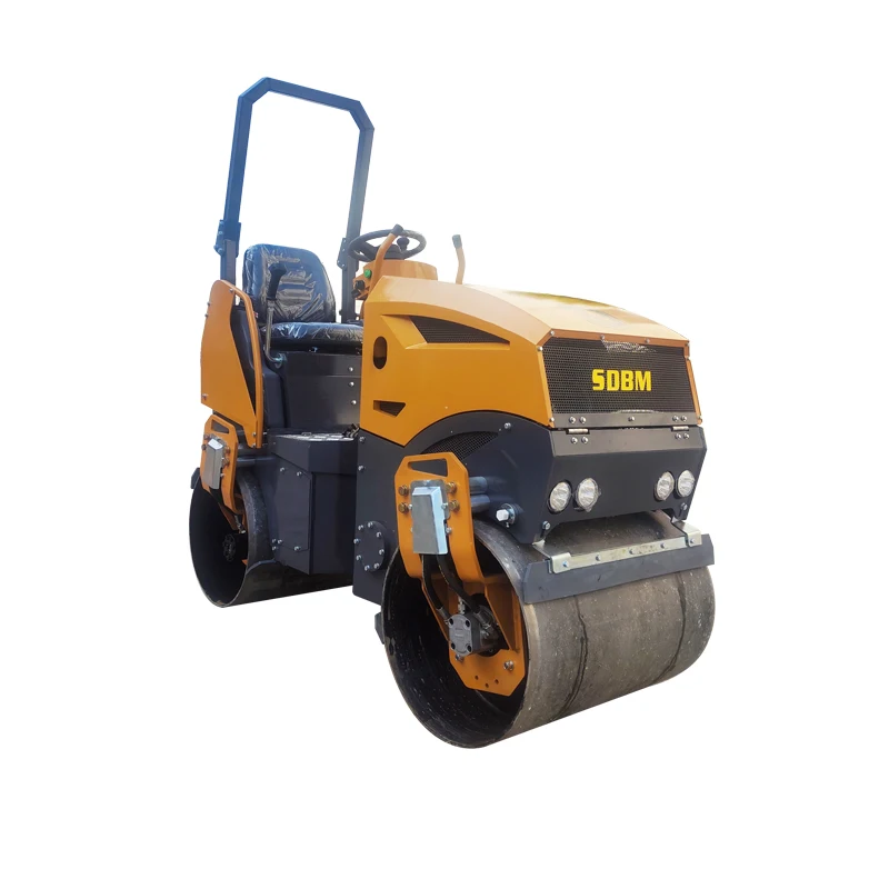 sdbm Vibratory Road Roller 1ton 2ton 3ton 4ton 5ton Hydraulic Drive Double Wheel Road Roller Compactor Concrete Road Roller