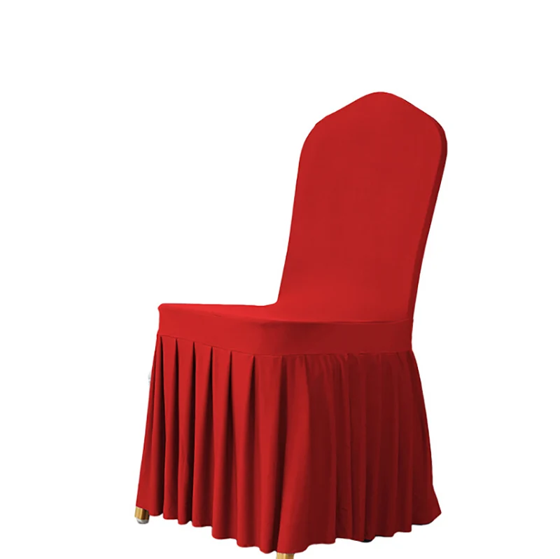 Wholesale High Quality White Folding Chair Cover Custom Luxury Chair Cover for Banquet Wedding