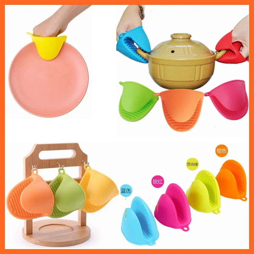 Silicone Oven Gloves, Pot holder Tools Cake Baking Pinch Heat Resistant Mittens Silicone Oven Mitt